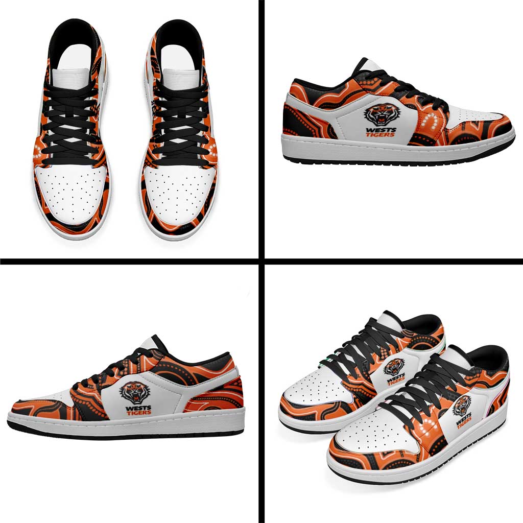 Wests Tigers 2026 Rugby Low Sneakers Aboriginal Art