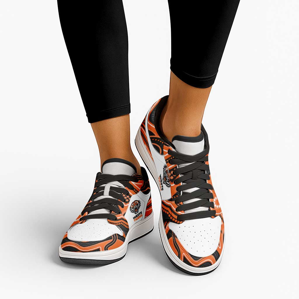 Wests Tigers 2026 Rugby Low Sneakers Aboriginal Art