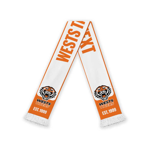 Wests Tigers Rugby Personalised Ruffneck Scarf 2026 Go Champions