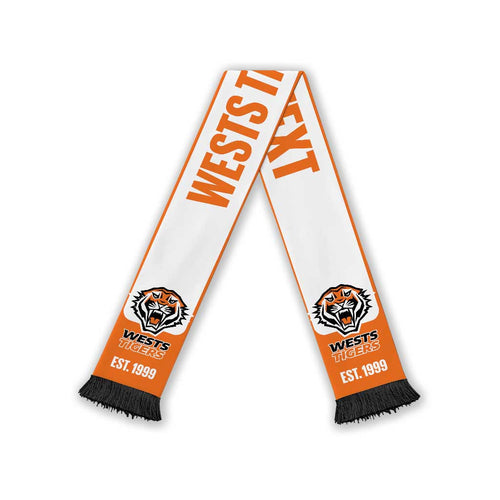Wests Tigers Rugby Personalised Ruffneck Scarf 2026 Go Champions