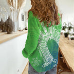 Aussie Aboriginal Torres Strait Islander Ocean Style Casual Shirt LT6
