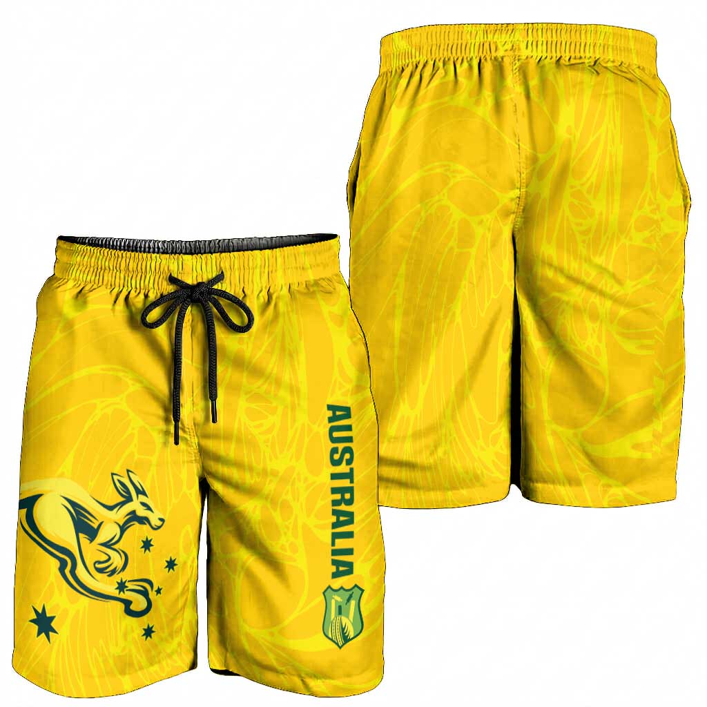 World Cricket Australia Shorts for Men Aussie! Aussie! Oi! Oi! Oi!