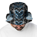 World Cricket New Zealand Bucket Hat Kia kaha nga Potae Pango