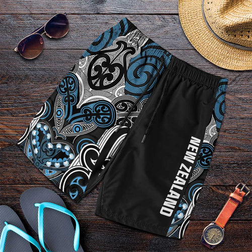 World Cricket New Zealand Shorts for Men Kia kaha nga Potae Pango