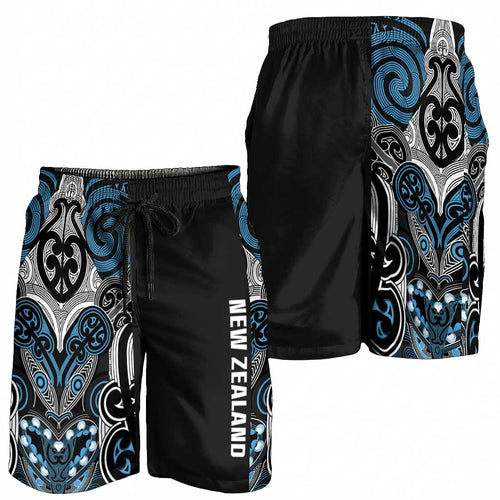 World Cricket New Zealand Shorts for Men Kia kaha nga Potae Pango
