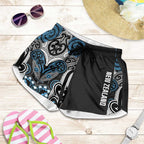 World Cricket New Zealand Shorts for Women Kia kaha nga Potae Pango