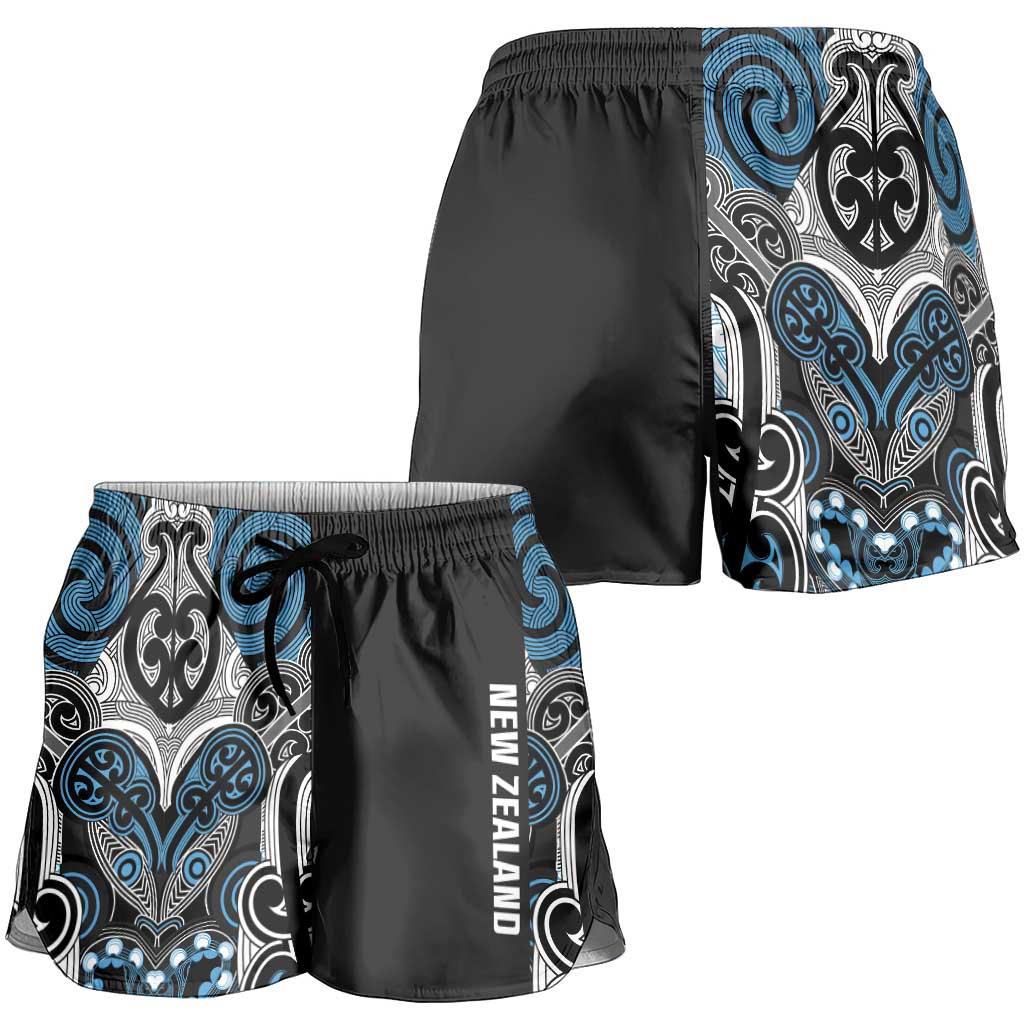 World Cricket New Zealand Shorts for Women Kia kaha nga Potae Pango