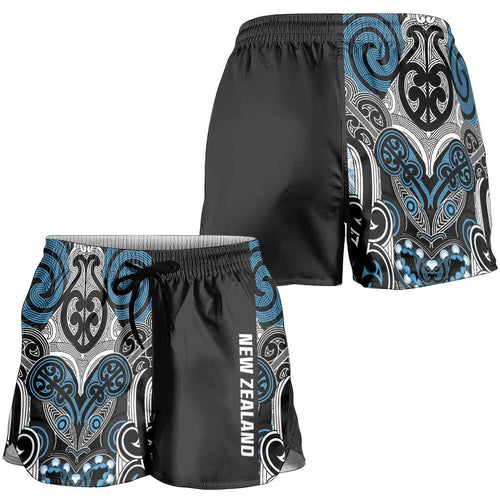 World Cricket New Zealand Shorts for Women Kia kaha nga Potae Pango
