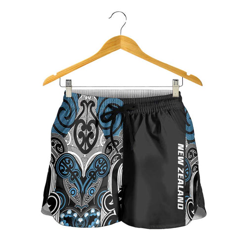 World Cricket New Zealand Shorts for Women Kia kaha nga Potae Pango