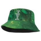 World Mental Health Awareness Month Bucket Hat Warriors Brave Strong Galaxy Vibes - Aussie Hoodie
