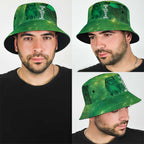 World Mental Health Awareness Month Bucket Hat Warriors Brave Strong Galaxy Vibes - Aussie Hoodie