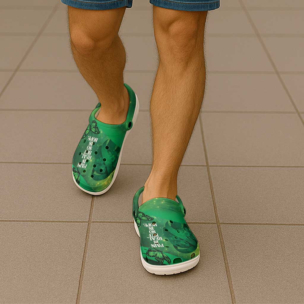 World Mental Health Awareness Month Clogs Shoes Warriors Brave Strong Galaxy Vibes - Aussie Hoodie