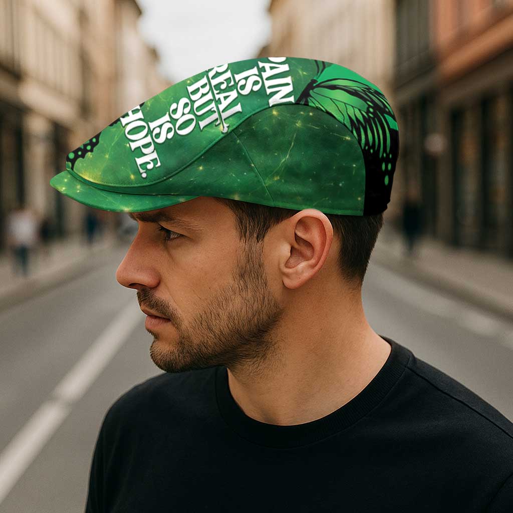 World Mental Health Awareness Month Jeff Hat Warriors Brave Strong Galaxy Vibes - Aussie Hoodie