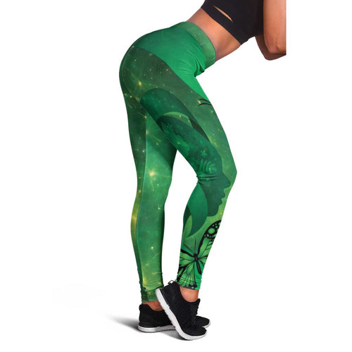 World Mental Health Awareness Month Leggings Warriors Brave Strong Galaxy Vibes - Aussie Hoodie