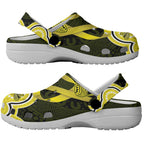 Yellow Ribbon Sarcoma Awareness Month Clogs Shoes Aboriginal Art - Aussie Hoodie