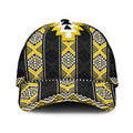 Yellow Taniko Aotearoa Classic Cap Niho Taniwha Mix Poutama LT14