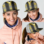 Yellow Taniko Aotearoa Mesh Trucker Cap Niho Taniwha Mix Poutama - Aussie Hoodie