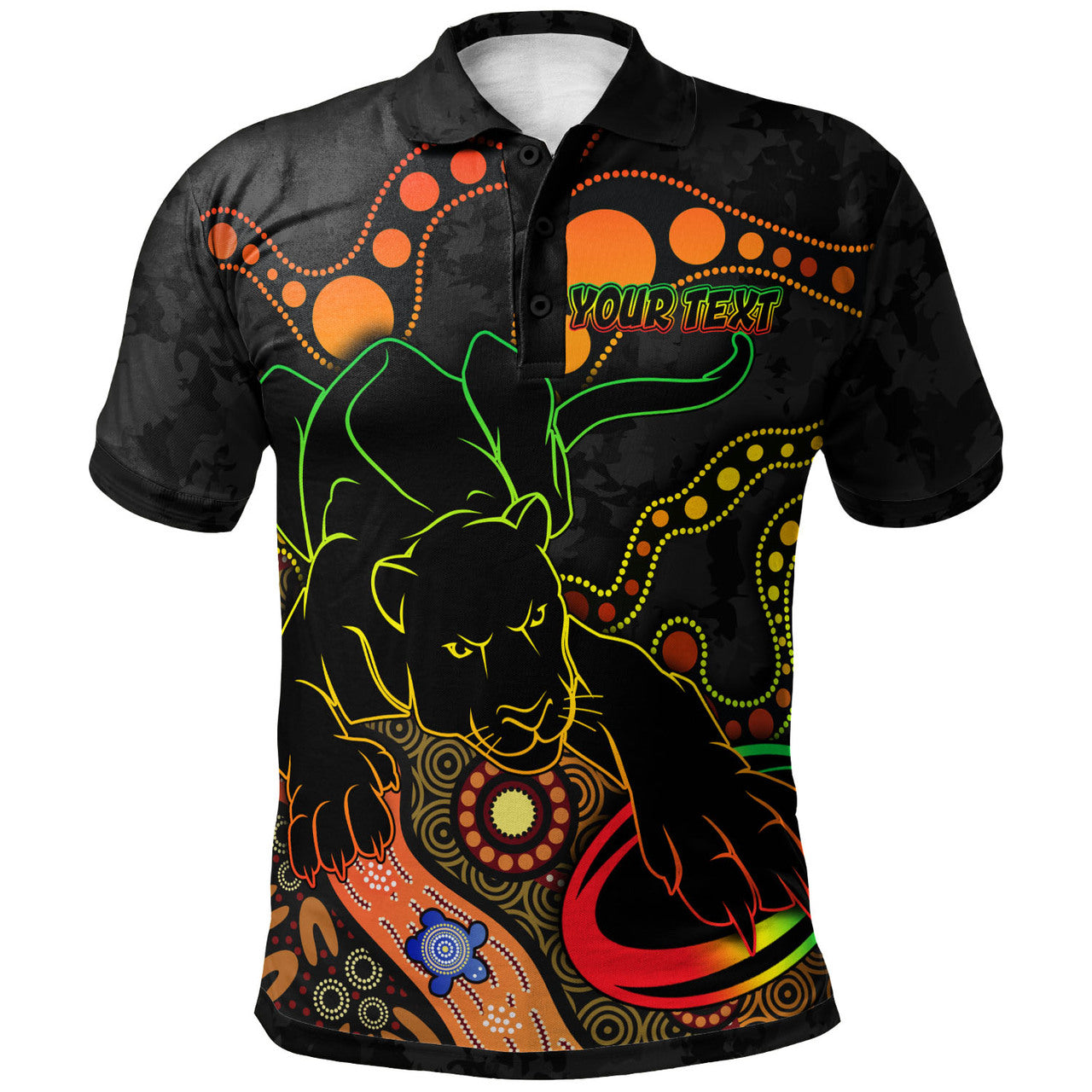 panthers-rugby-polo-shirt-custom-panthers-aboriginal-polo-shirt