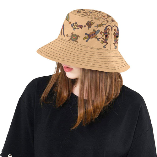 aboriginal-bucket-hat-kangaroo-turtle-crocodile-australian-animals