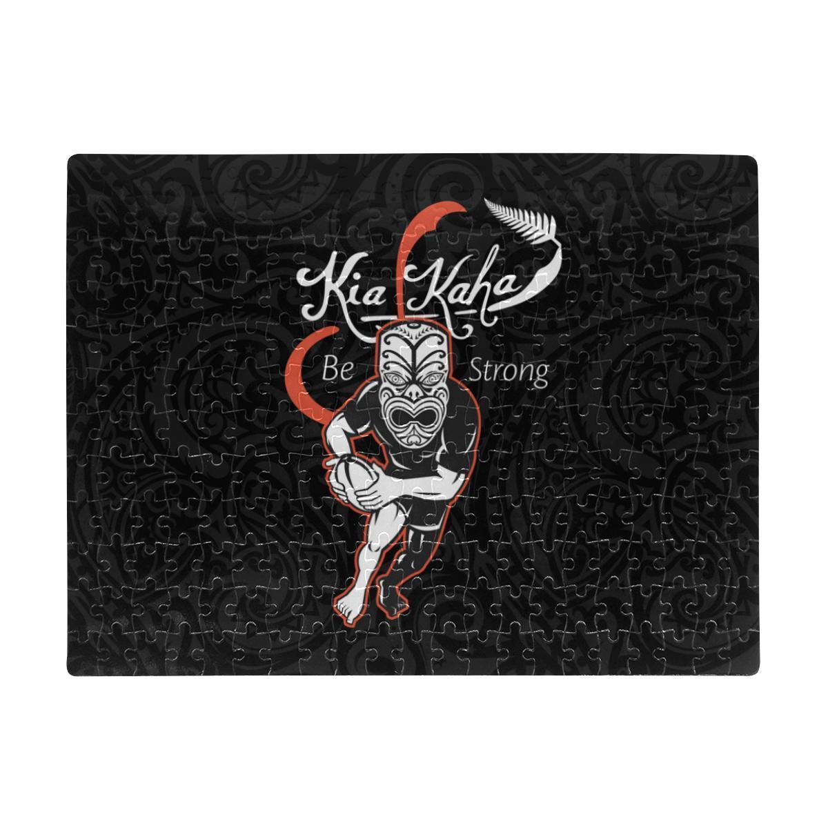 rugby-kia-kaha-be-strong-jigsaw-puzzle-black-version-2