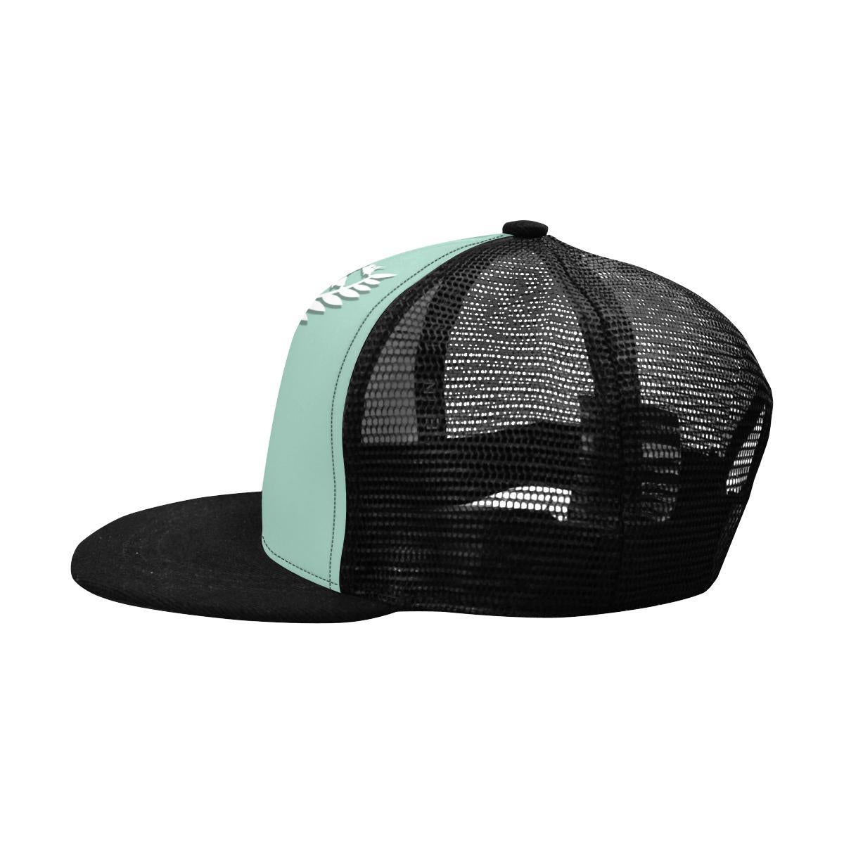 Custom - Lest We Forget Silver Fern Anzac Trucker Hat Personal Signature - Mint - Vibe Hoodie