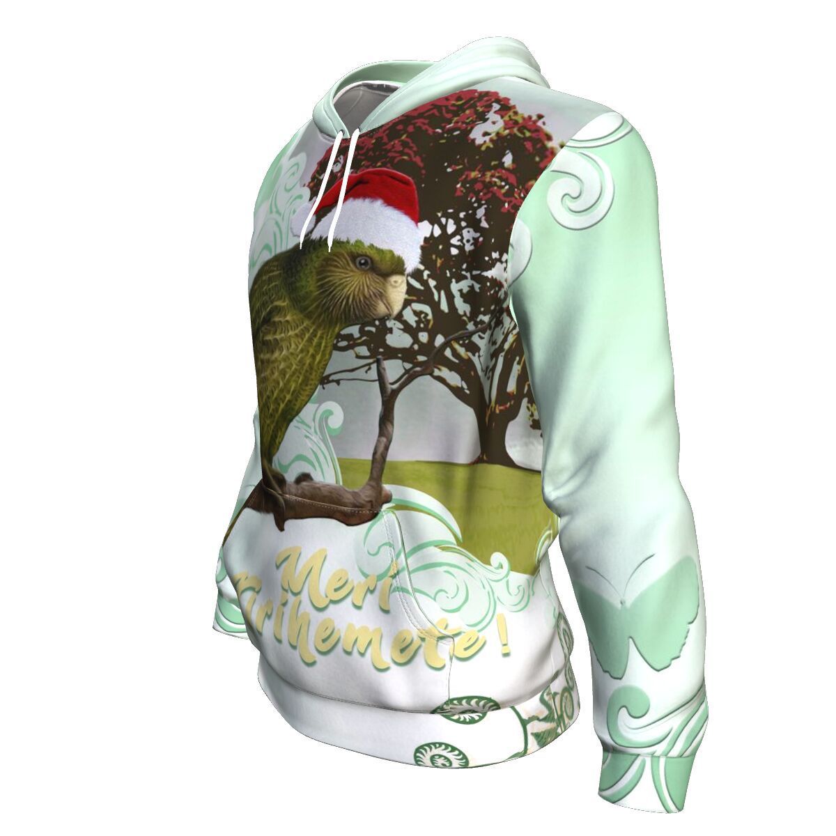 christmas-kakapo-new-zealand-custom-hoodie