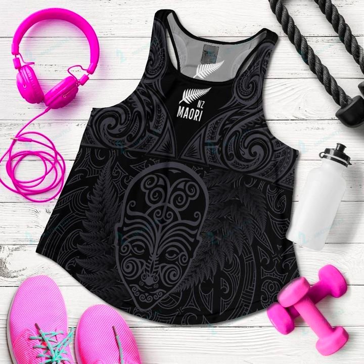 aotearoa-women-racerback-tank-maori-manaia-warrior-silver-fern