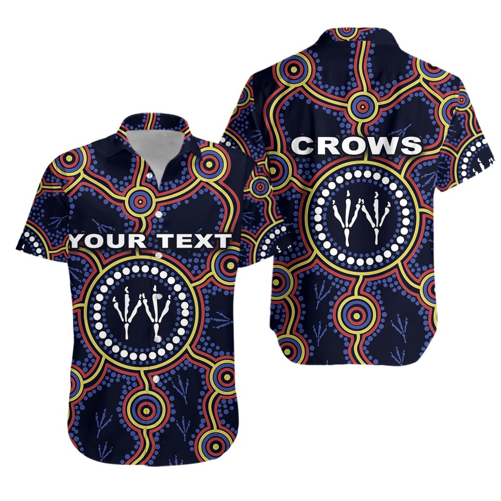 custom-personalised-adelaide-hawaiian-shirt-indigenous-crows-footprint