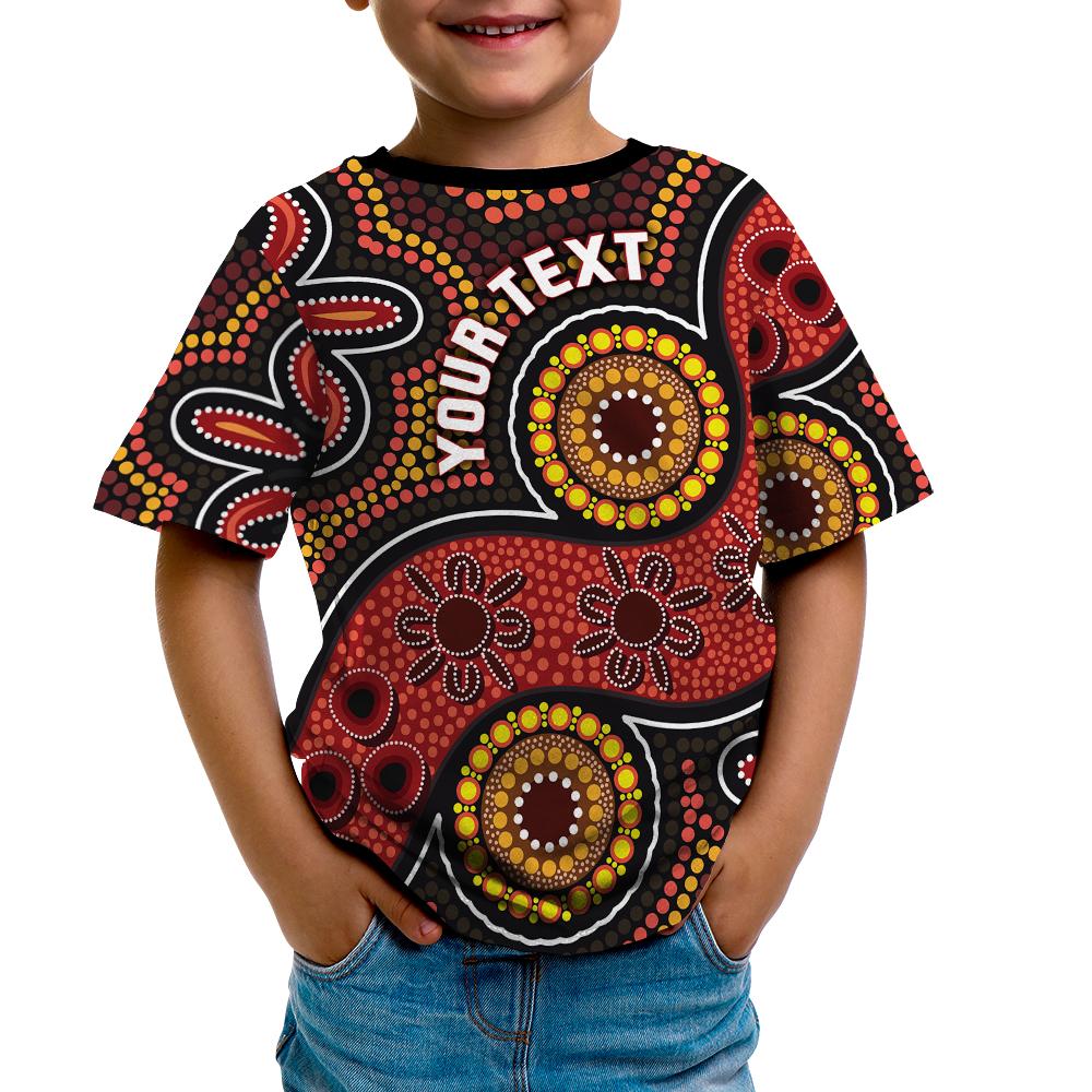 custom-aboriginal-t-shirt-kid-indigenous-circle-dot-painting-style
