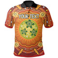 custom-text-aboriginal-kid-polo-shirt-turtle-circle-dot-painting-art