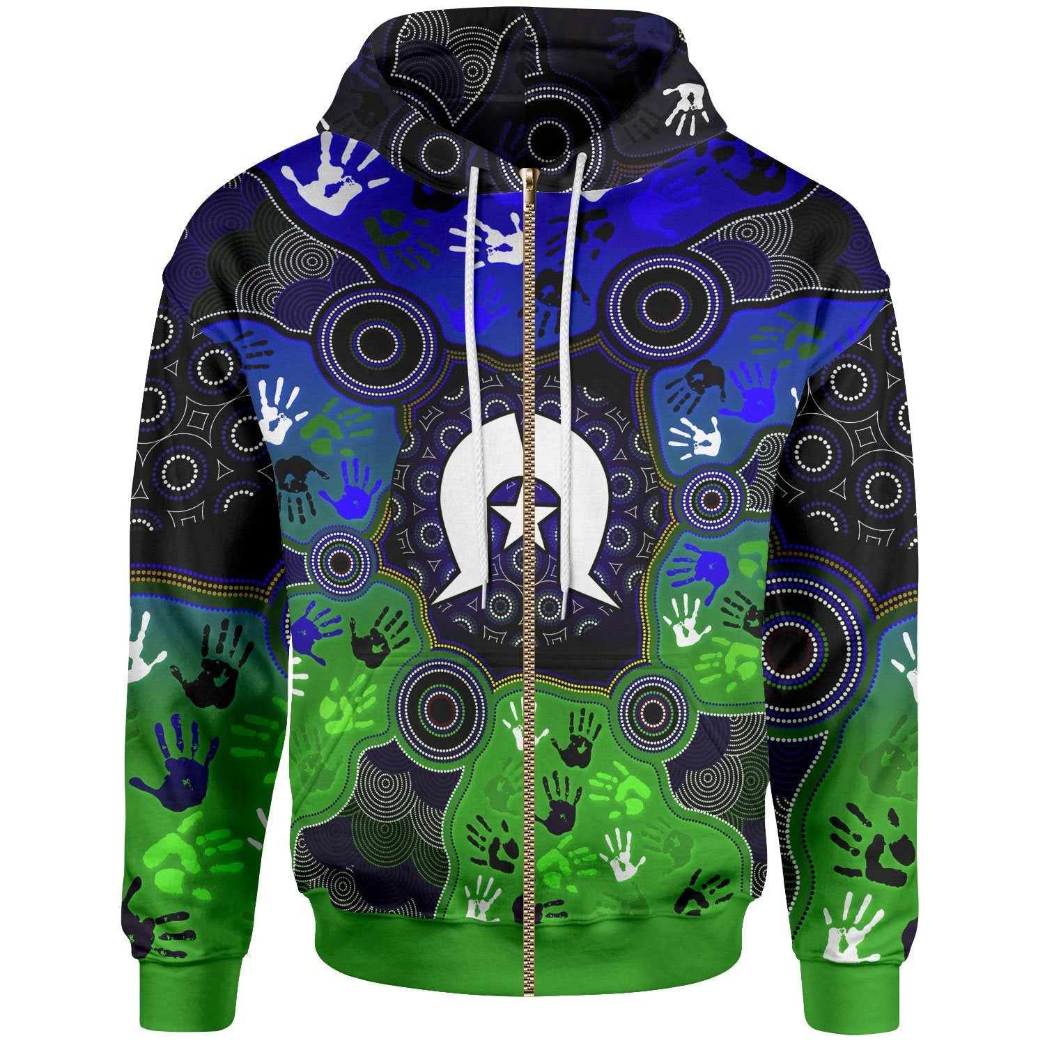 aboriginal-zip-up-hoodie-torres-strait-symbol-with-indigenous-patterns