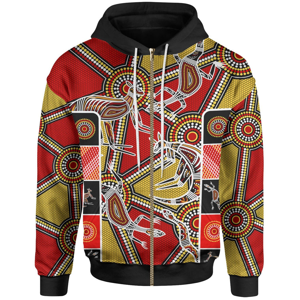 aboriginal-zip-up-hoodie-kangaroo-dot-painting-patterns