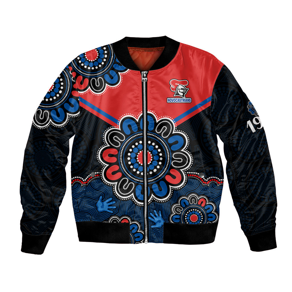 custom-personalised-nrl-newcastle-knights-rugby-novocastrians-1987-aboriginal-bomber-jacket