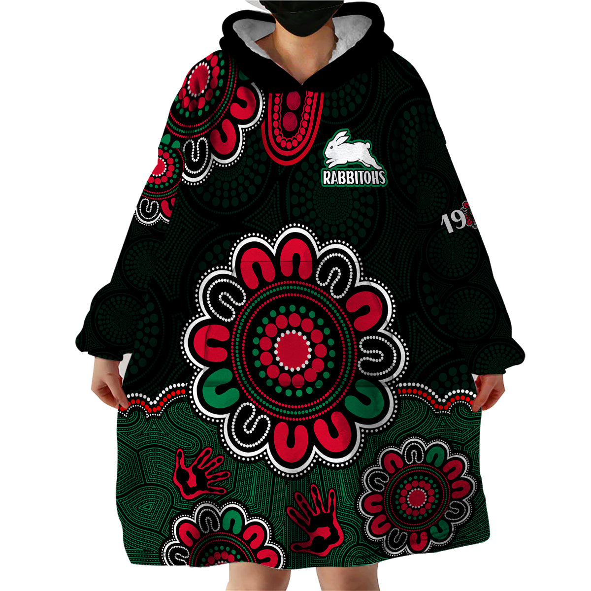 nrl-rabbitohs-rugby-wearable-blanket-hoodie-the-bunnies-1908-aboriginal