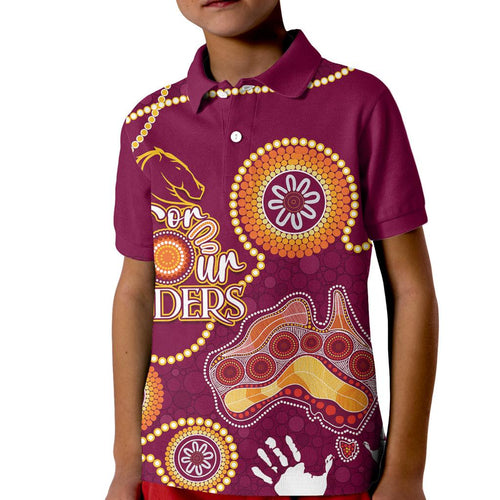 personalised-naidoc-week-2023-nrl-broncos-for-our-elders-kid-polo-shirt