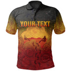 custom-aboriginal-kid-polo-shirt-australian-map-with-indigenous-color