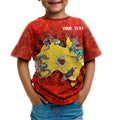 custom-aboriginal-kid-t-shirts-australia-map-hand-patterns-spider-web