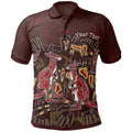 kidaboriginal-custom-polo-shirts-kangaroo-family-with-hand-art