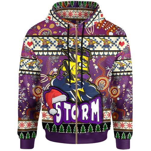 storm-rugby-christmas-hoodie-custom-xmas-storm-christmas-balls-snowflake-with-aboriginal-patterns-hoodie