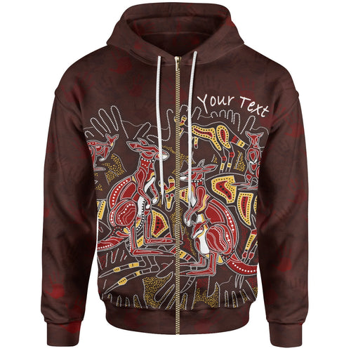 kid-aboriginal-custom-zip-up-hoodie-kangaroo-family-with-hand-art