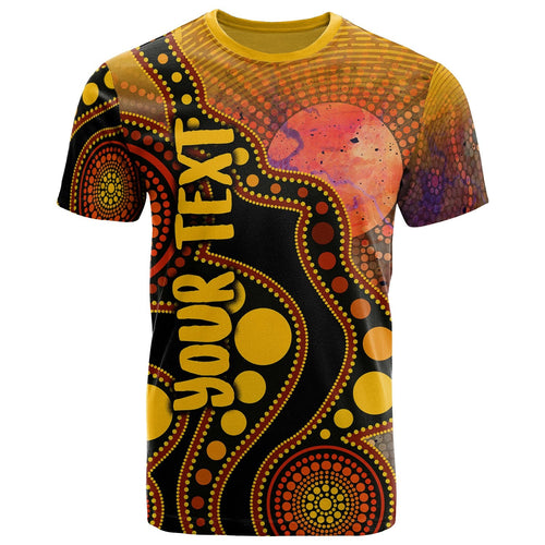custom-text-kid-aboriginal-t-shirt-australia-indigenous-flag-circle-dot-painting-art-golden