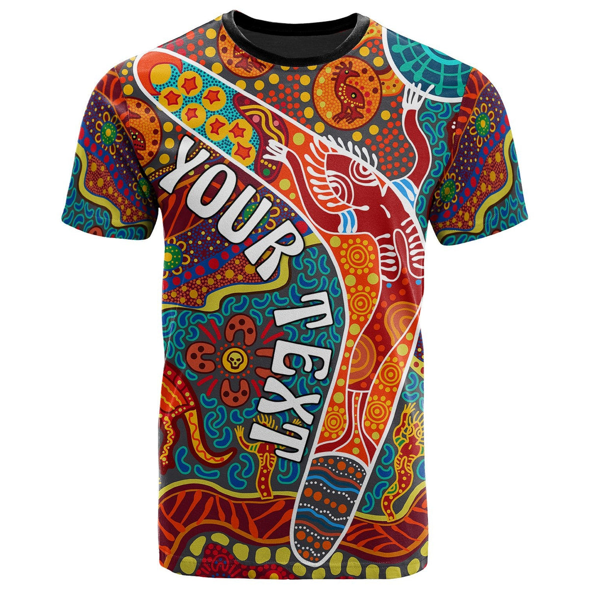 aboriginal-personalised-t-shirt-indigenous-boomerang