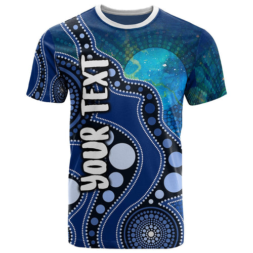 custom-text-kid-aboriginal-t-shirt-australia-indigenous-flag-circle-dot-painting-art-blue