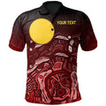 kids-custom-aboriginal-polo-shirt-red-landscape