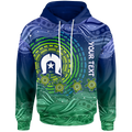 [Custom Text] Torres Strait Islanders Hoodie - Aboriginal Turtle
