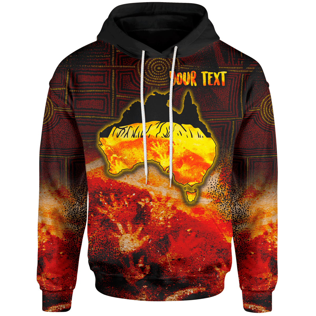 kid-aboriginal-personalised-hoodie-anangu-custodians-for-kids