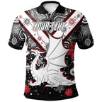 st-george-christmas-polo-shirt-custom-christmas-indigenous-dragons-polo-shirt