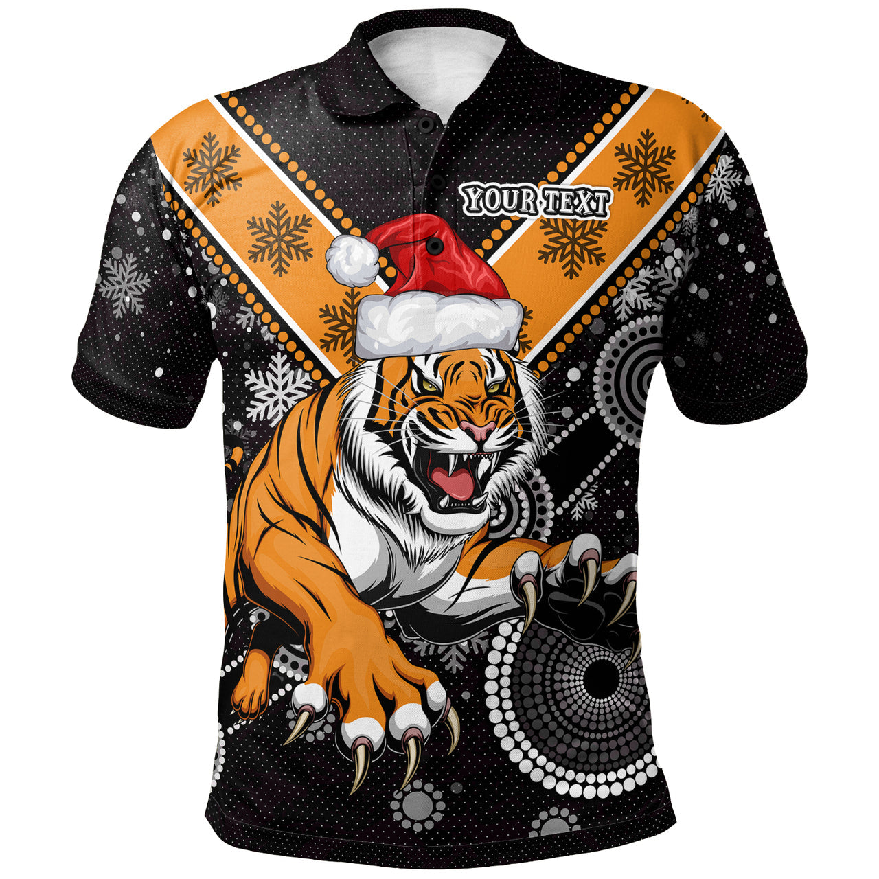tigers-christmas-rugby-polo-shirt-custom-super-tigers-polo-shirt