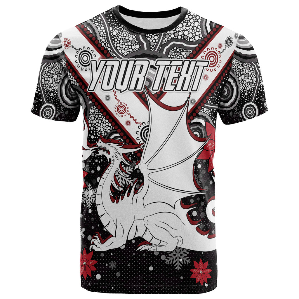 st-george-christmas-t-shirt-custom-christmas-indigenous-dragons-t-shirt