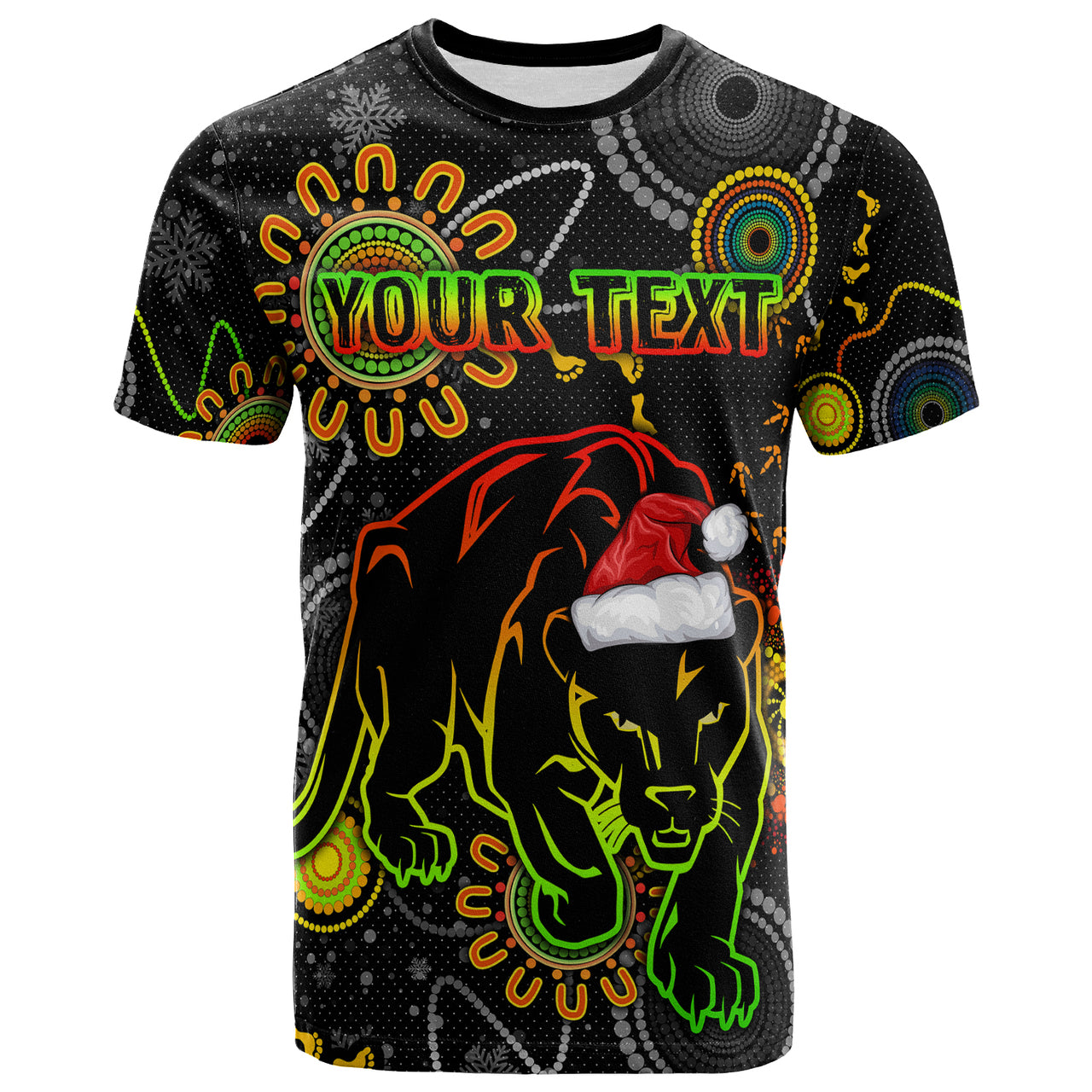 panthers-christmas-rugby-t-shirt-custom-indigenous-black-pantherst-shirt